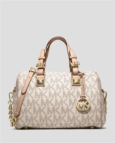 michael kors grayson signature medium satchel|Michael Kors grayson large satchel.